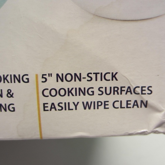 Nostalgia MyMini Personal Electric Waffle Maker, MWF5TL Teal Blue - Picture 6 of 15